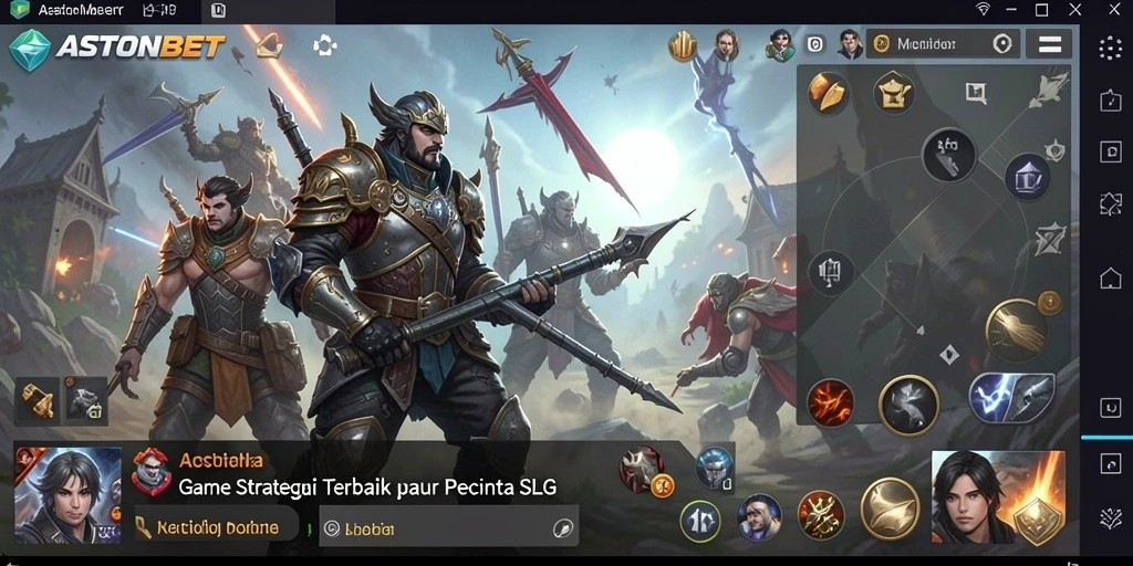 Screenshot gameplay <strong>ASTONBET</strong> menampilkan pertempuran strategis yang mendebarkan.