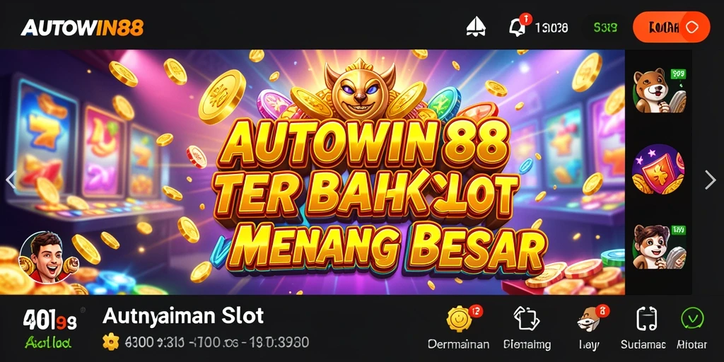 Screenshot gameplay <strong>AUTOWIN88</strong> yang menampilkan aksi slot yang mendebarkan.