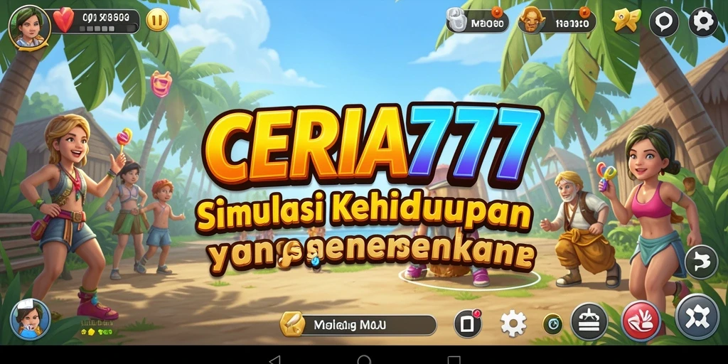 Tangkapan layar game CERIA777 menampilkan momen seru dalam gameplay Simulation.