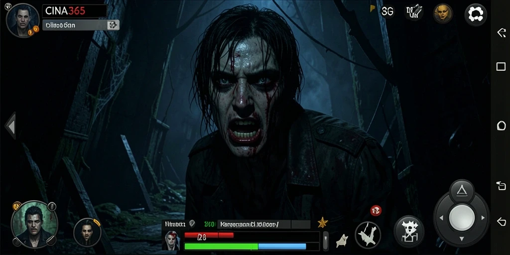 Gameplay menegangkan dengan detail horor yang mencengangkan.