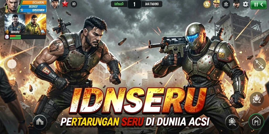 Tampilan gameplay seru dan menegangkan di IDNSERU.