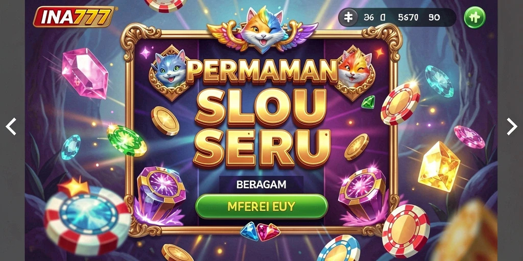 Tampilan gameplay Slot yang seru dan mendebarkan di INA777.
