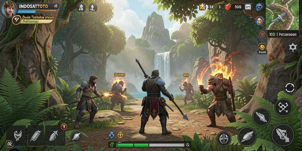 Screenshot gameplay INDOSATTOTO memperlihatkan luasnya dunia terbuka yang bisa dijelajahi.