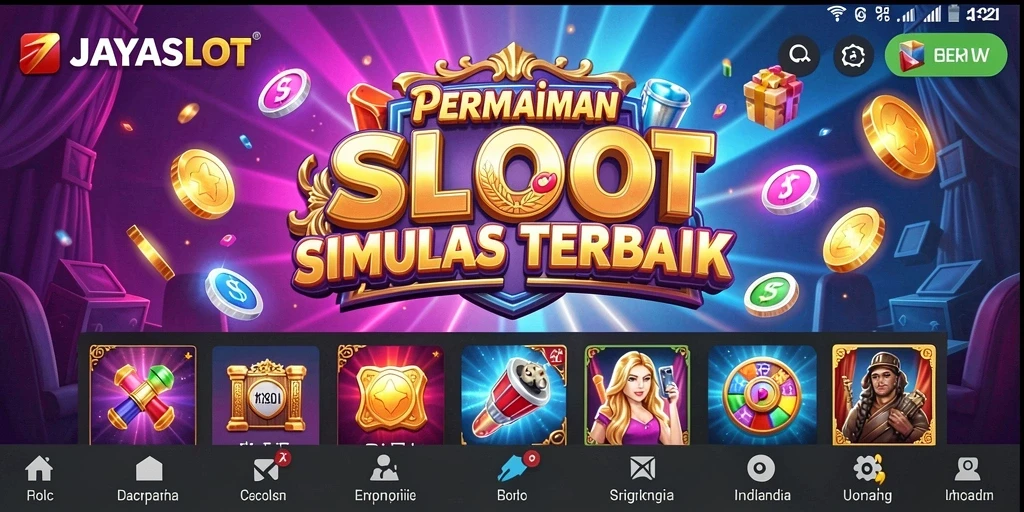 Tampilan gameplay JAYASLOT yang menarik dan penuh warna.