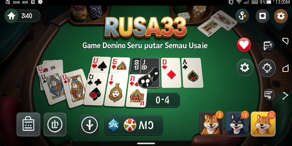 Screenshot menampilkan gameplay seru RUSA33 dengan banyak pemain aktif.