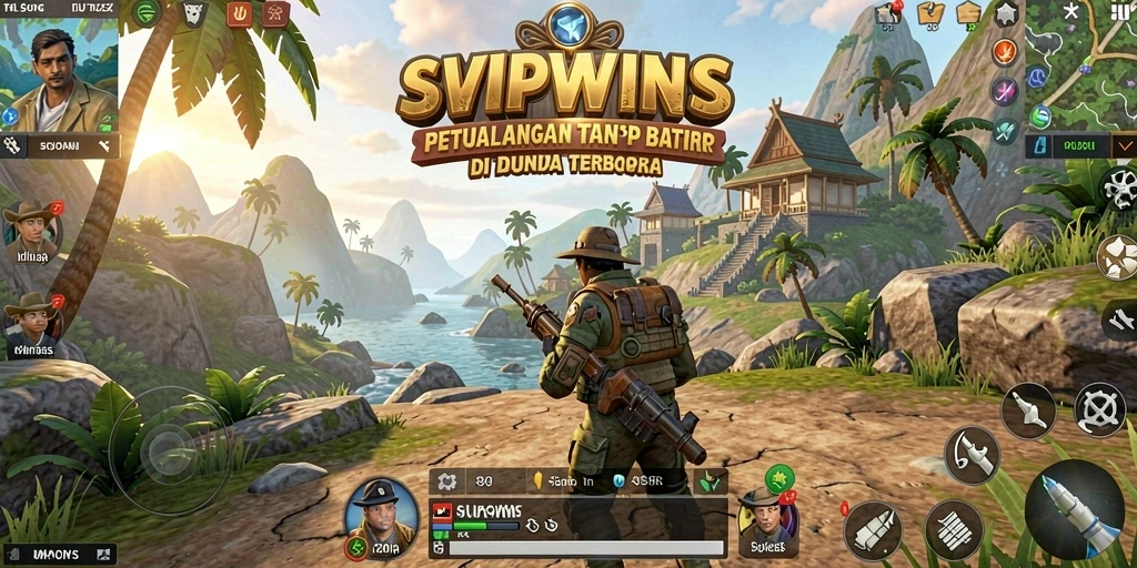 Screenshot SVIPWINS menampilkan gameplay yang seru di dunia terbuka.