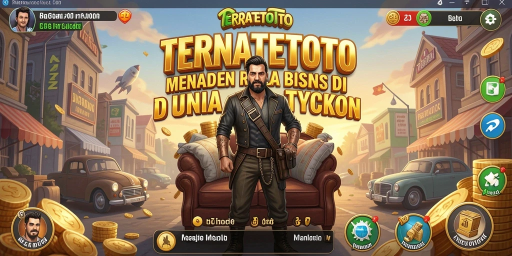 Tampilan gameplay seru dalam TERNATETOTO, tantangan Tycoon yang menarik.