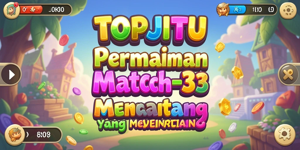 Gameplay seru dan colorful dari TOPJITU di tiap level.
